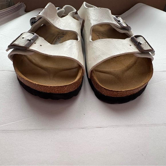 *Birkenstocks Women’s Size 38 US 7 White Leather - Picture 13 of 15